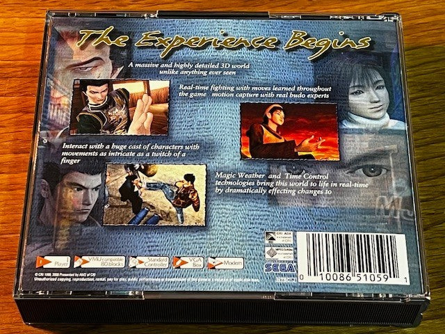 US Shenmue Dreamcast Japan Complete — Rare English Dub w/ JP Subs — Excellent