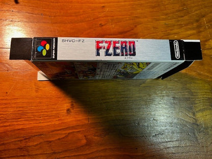 F-ZERO - SUPER FAMICOM - NINTENDO - CIB + ORIGINAL RECEIPT - EXCELLENT