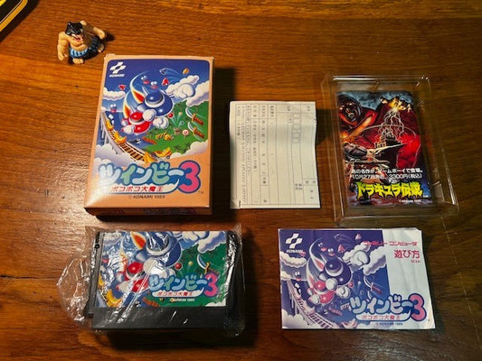 TwinBee 3 – Famicom – CIB – Konami – Excellent