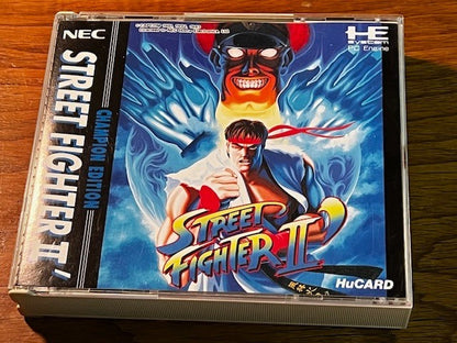 Street fighter II dash 2 II'  ' pc engine  NEC hu card hucard game Japan tested