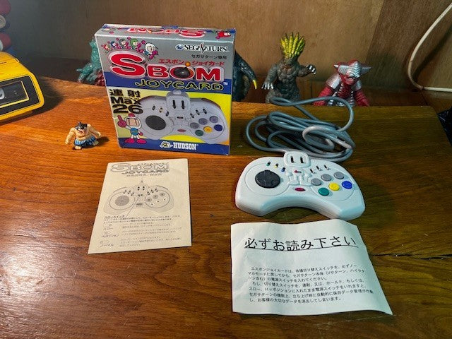 Hudson SBom Joycard Sega Saturn Bomberman Controller HC-735 CIB Tested Japan