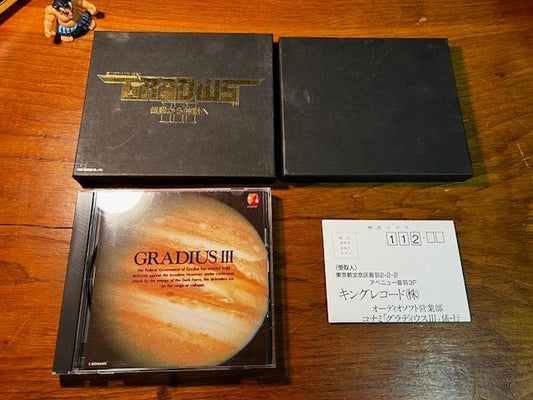 Konami Gradius III Original Soundtrack CD Japan Game Music OST Complete Box