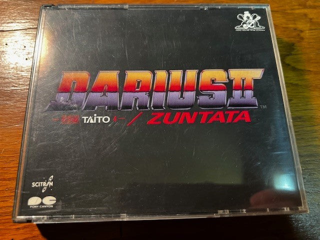 Darius II Zuntata OST CD CIB Complete In Box Taito Scitron Japan w/ Obi