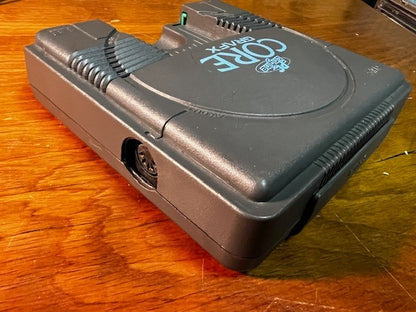 PC ENGINE CORE GRAFX  - THUNDER BLADE - BACKPLATE - MANUAL - CABLES & CONTROLLER