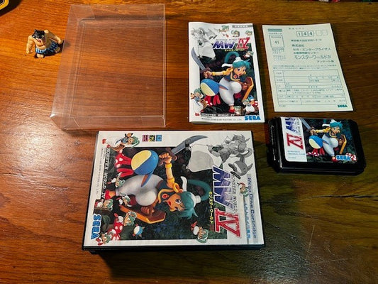 MONSTER WORLD IV – MEGA DRIVE – CIB – PROTECTIVE COVER – EXCELLENT