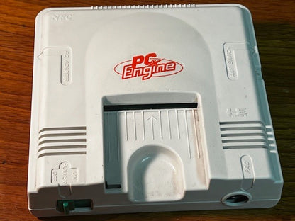 NEC PC Engine White Console – Twin Commander Controller – Multi-Tap – Tested