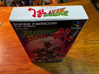 Rushing Beat Ran – Super Famicom – CIB – Jaleco – Excellent