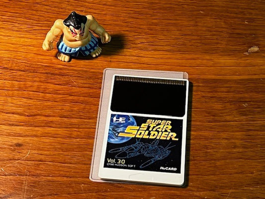 SUPER STAR SOLDIER – PC ENGINE – HUDSON – LOOSE HuCARD w/ SLEEVE – VERY GOOD