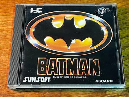 BATMAN - PC ENGINE - SUNSOFT - 100% CIB - VG