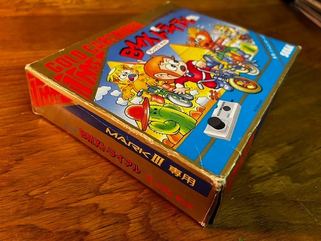 BMX Trial: Alex Kidd Mark III Paddle Controller Set CIB JP Sega – Cart/Manual/Bo