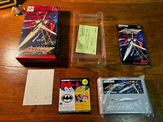 AXELAY - KONAMI - SUPER FAMICOM - 100% COMPLETE