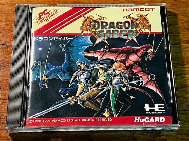 DRAGON SABER - PC ENGINE - NAMCOT - VERY GOOD