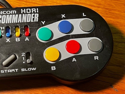 Hori Fighting Commander – Black & Gold – Super Famicom