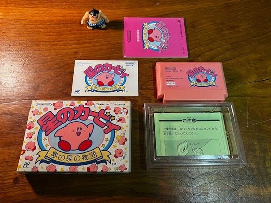 HOSHI NO KIRBY - NINTENDO - FAMICOM - COMPLETE w/ STICKER