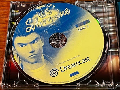US Shenmue Dreamcast Japan Complete — Rare English Dub w/ JP Subs — Excellent