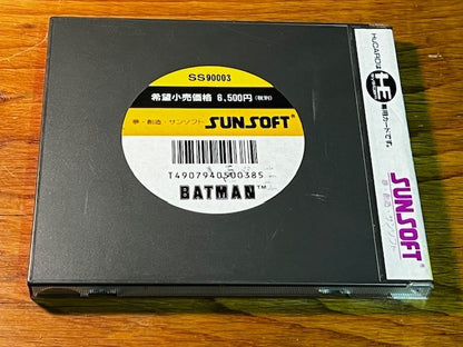 Batman PC Engine HuCard Sunsoft Japan Complete Case Manual Tested