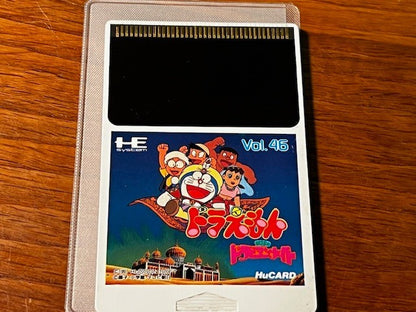 DORAEMON: NOBITA NO DORABIAN NIGHT – PC ENGINE – HUDSON – LOOSE HuCARD w/ SLEEVE