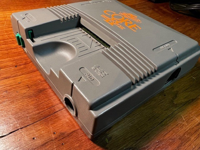 PC ENGINE CORE GRAFX II BUNDLE - CONSOLE CABLES CONTROLLER & DRAGON SPIRIT