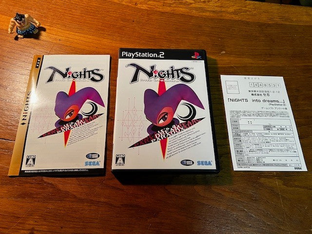 NiGHTS into Dreams PS2 Complete CIB w/ Disc, Case, Manual & Reg Card – VG