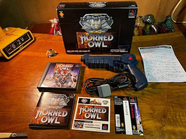 Horned Owl with Hyper Blaster Set – PlayStation – CIB – Sony – Excellent
