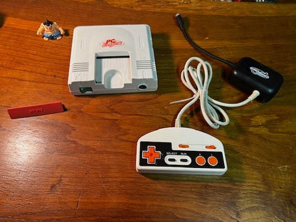 NEC PC Engine White Console – Twin Commander Controller – Multi-Tap – Tested