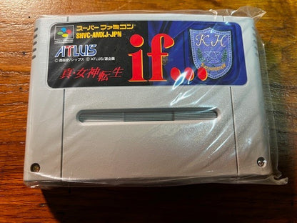 Shin Megami Tensei if... – Super Famicom – Atlus – CIB – Excellent