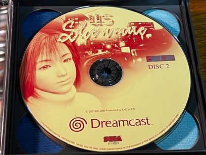 US Shenmue Dreamcast Japan Complete — Rare English Dub w/ JP Subs — Excellent