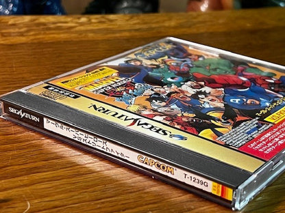Marvel Super Heroes VS Street Fighter – Sega Saturn – CIB – Capcom – Excellent