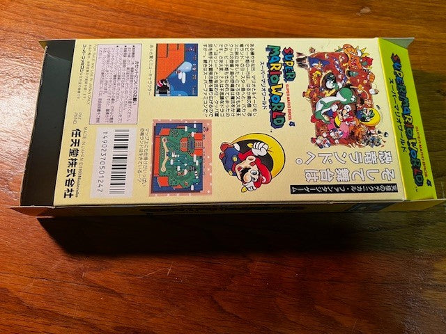 SUPER MARIO WORLD - SFC - NINTENDO - EXCELLENT