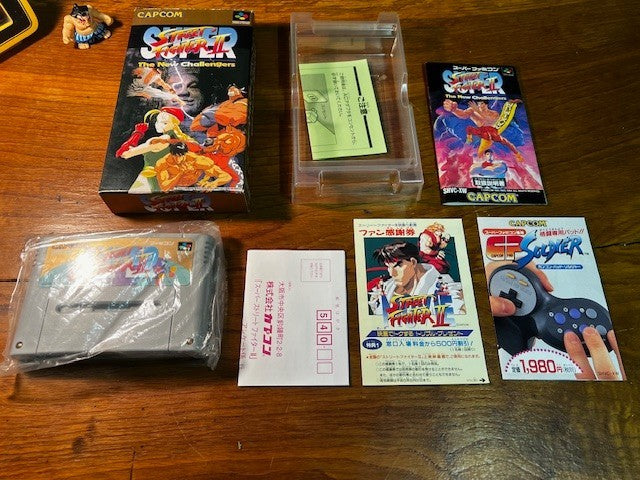 Super Street Fighter II New Challengers SFC CIB Tested Capcom Japan Excellent