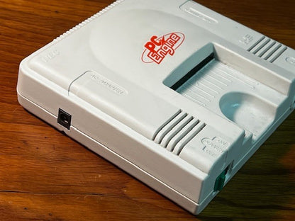 NEC PC Engine White Console – Twin Commander Controller – Multi-Tap – Tested