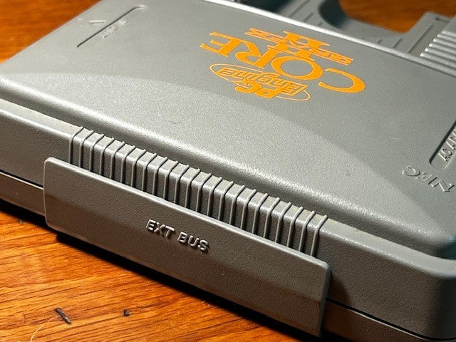 PC ENGINE CORE GRAFX II BUNDLE - CONSOLE CABLES CONTROLLER & DRAGON SPIRIT