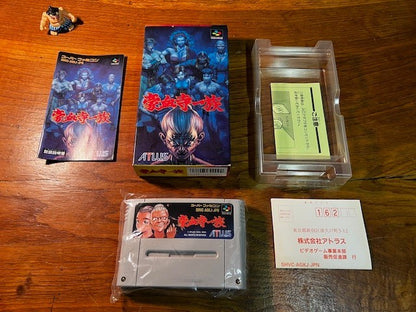 GOKETSUJI ICHIZOKU / POWER INSTINCT - SUPER FAMICOM - ATLUS - 100% CIB - VG