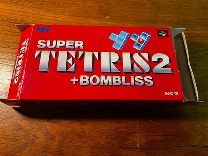 SUPER TETRIS 2 + BOMBLISS - SFC - BULLET PROOF SOFTWARE