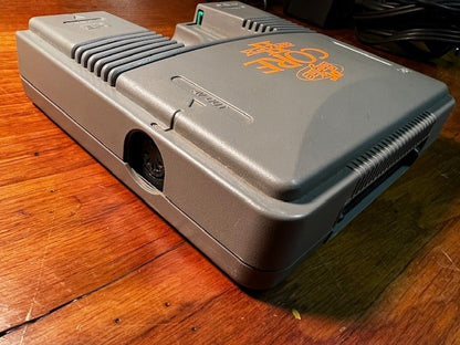 PC ENGINE CORE GRAFX II BUNDLE - CONSOLE CABLES CONTROLLER & DRAGON SPIRIT