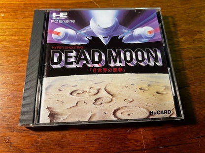 Dead Moon PC Engine HuCard CIB Case Manual Very Good Japan Tested