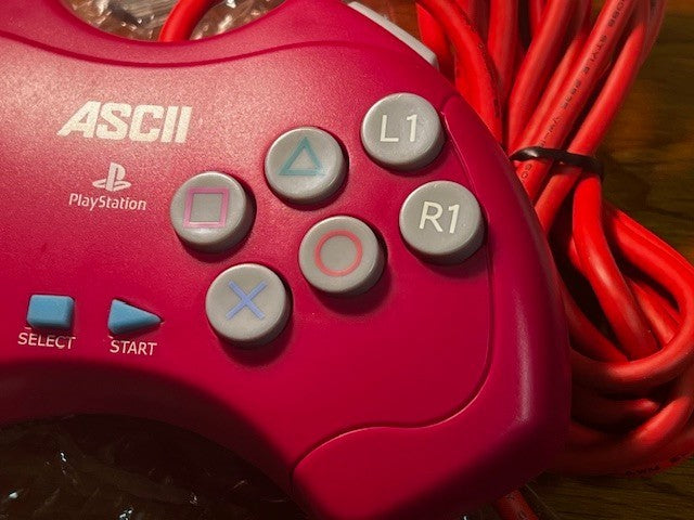 ASCII PAD FT2 Capcom Version PS2 Fighting Controller CIB Tested Japan