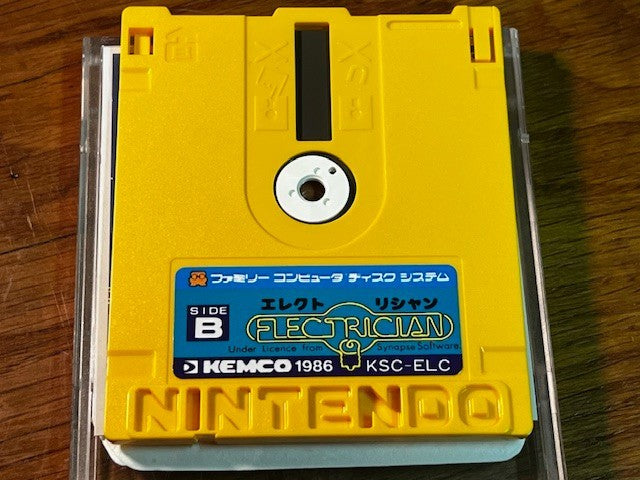 ELECTRICIAN - FAMICOM DISK SYSTEM - KEMCO - TESTED