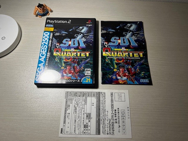 SDI & QUARTET - PS2 - SEGA - SEGA AGES - CIB - EXCELLENT