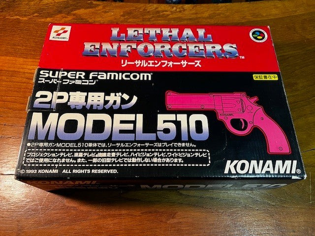 Lethal enforcers 2p model 510 - Super Famicom - Konami - CIB
