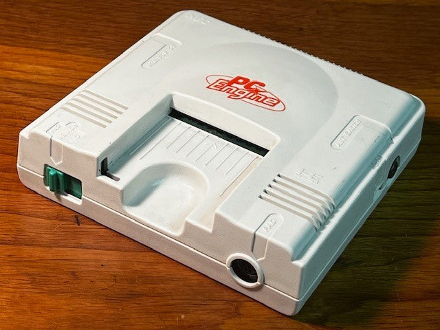 NEC PC Engine White Console – Twin Commander Controller – Multi-Tap – Tested