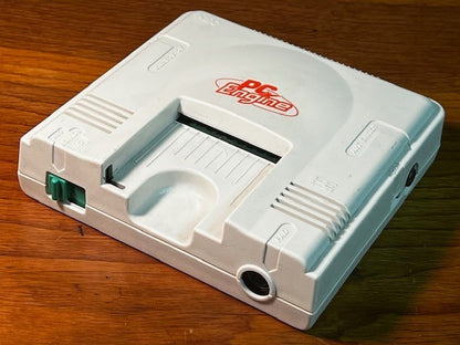 NEC PC Engine White Console – Twin Commander Controller – Multi-Tap – Tested