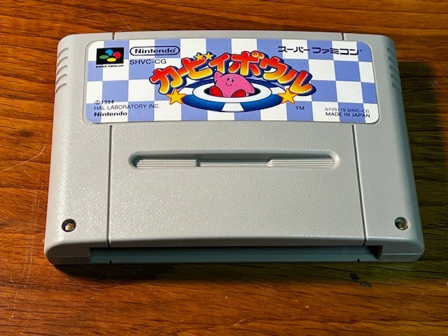 Kirby Bowl – Super Famicom – Nintendo – Loose Cart – Excellent