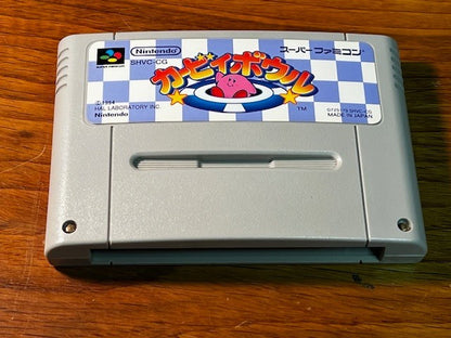 Kirby Bowl – Super Famicom – Nintendo – Loose Cart – Excellent