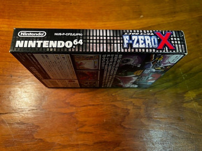 Nintendo 64 N64 F-Zero X CIB Japan Ver. Excellent