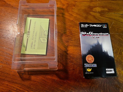 Super Famicom Wolfenstein 3D The Claw of Eisenfaust CIB Excellent Condition