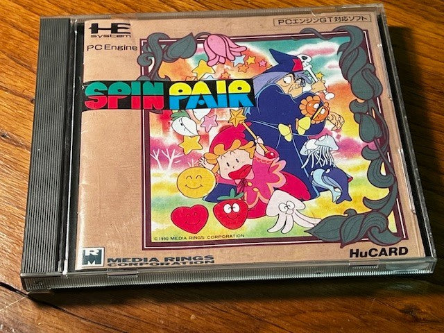 SPIN PAIR - PC ENGINE - MEDIA RINGS - VERY GOOD