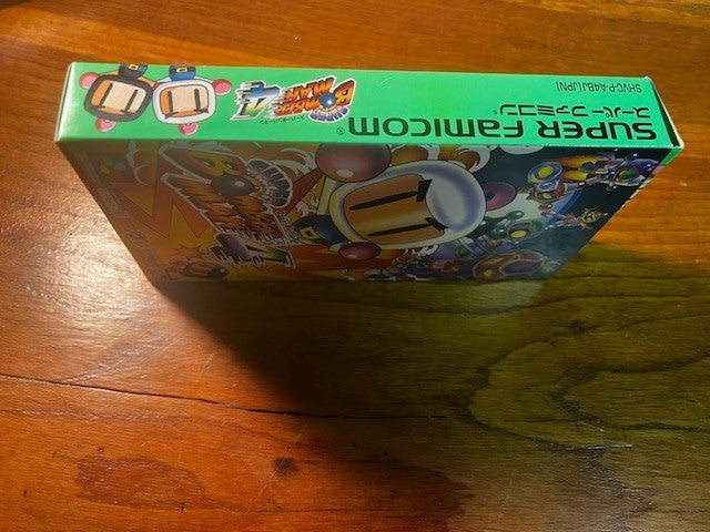 SUPER BOMBER MAN 4 - SUPER FAMICOM - HUDSON - 100% CIB - 10/10