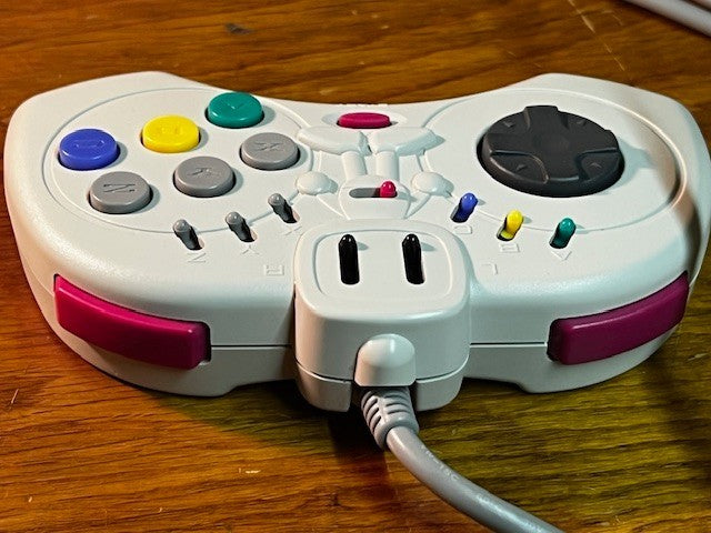 Hudson SBom Joycard Sega Saturn Bomberman Controller HC-735 CIB Tested Japan
