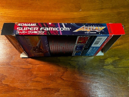 AXELAY - KONAMI - SUPER FAMICOM - 100% COMPLETE